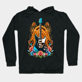 Electric guitar vibrant 33 Hoodie